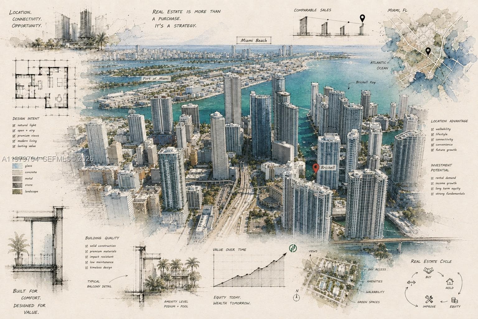 Condominium at 31 SE 5th St # 4112, Miami FL 33131