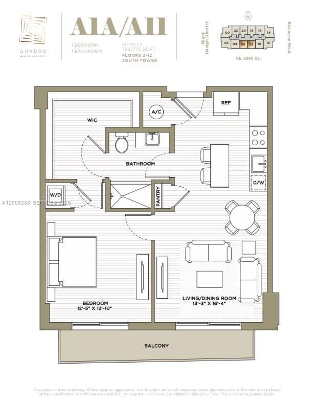 Condominium at 3900 Biscayne Blvd # 906, Miami FL 33137