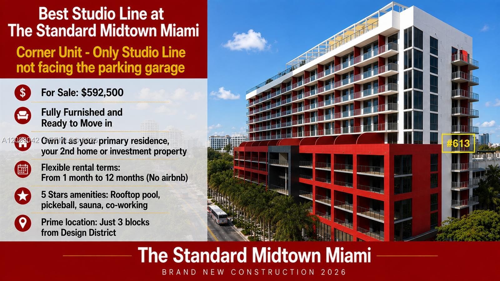 Condominium at 90 NE 32 ST # 613, Miami FL 33137